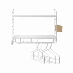 Estantería de pared Entrada String, Blanco