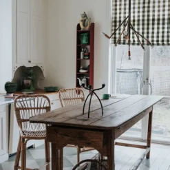 Estantería de pared Flaneaur 27x128 cm, Burgundy