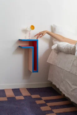 Estantería de pared F-shelf Play DIY, Pino, izquierdo