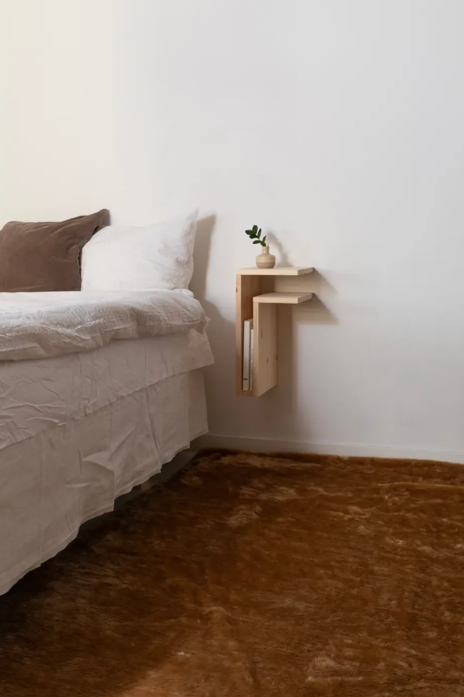 Estantería de pared F-shelf Play DIY, Pino, derecha