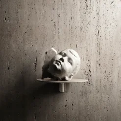 Estantería de pared Museum NM&.045, Marrón oscuro