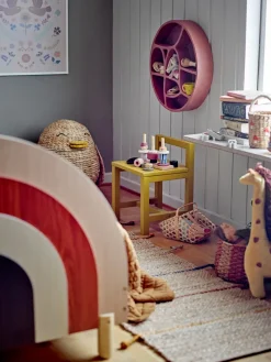 Estantería de pared Palmer Ø45 cm, rojo