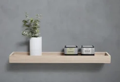 Estantería de pared Shelf 11 44 cm, Lacquered oak