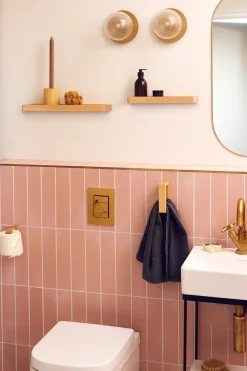 Estantería de pared Shelf 10 32 cm, Lacquered oak