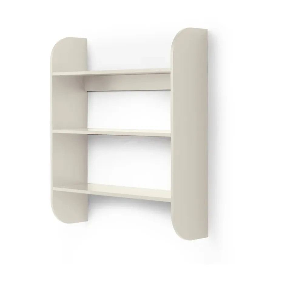 Estantería de pared Strapats 62x73,6 cm, Off-white