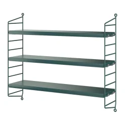 Estantería de pared String Pocket, Tegnér verde