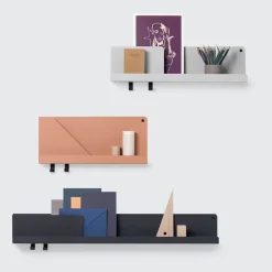 Estantería Folded, mediana, gris