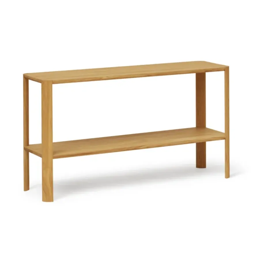 Estantería Leaf 2 baldas 57x100 cm, Roble