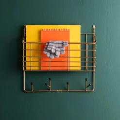 Estantería Mitten S, Latón