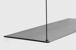 Estantería Stedge 80 cm, Fresno pintado de negro