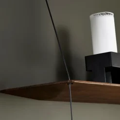 Estantería Stedge 80 cm, roble ahumado