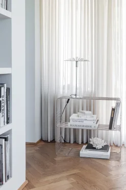 Estantería Wire, Chrome, 31x70x26 cm