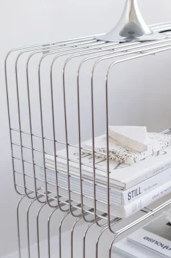 Estantería Wire, Chrome, 31x70x26 cm