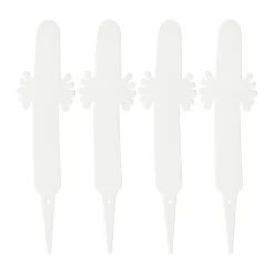 Etiqueta para planta de los Hatifnates 4-pack, Blanco