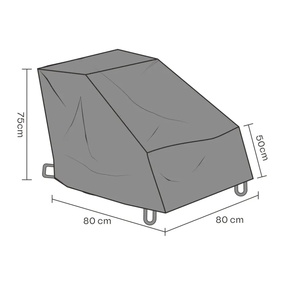 Funda protectora para Butaca Brafab, Negro 80 cm