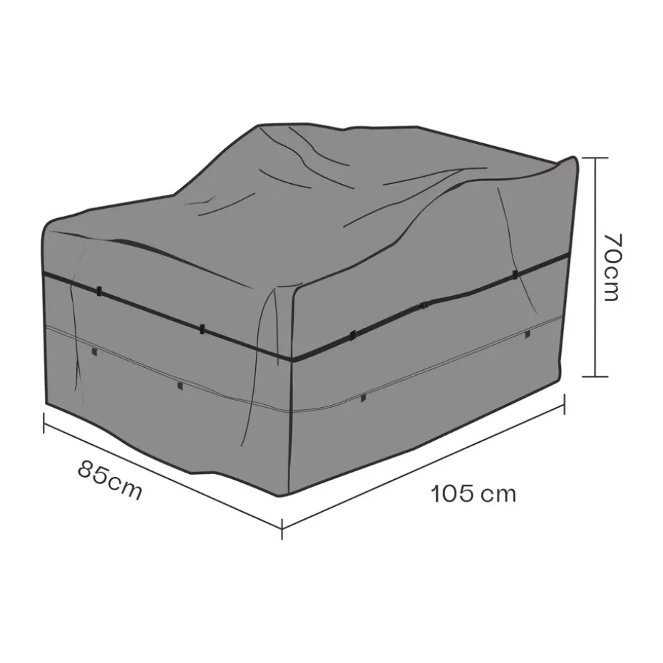 Funda protectora para Butaca Brafab, Negro 85 cm