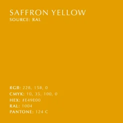 Gancho Butterflies mediano, Saffron yellow