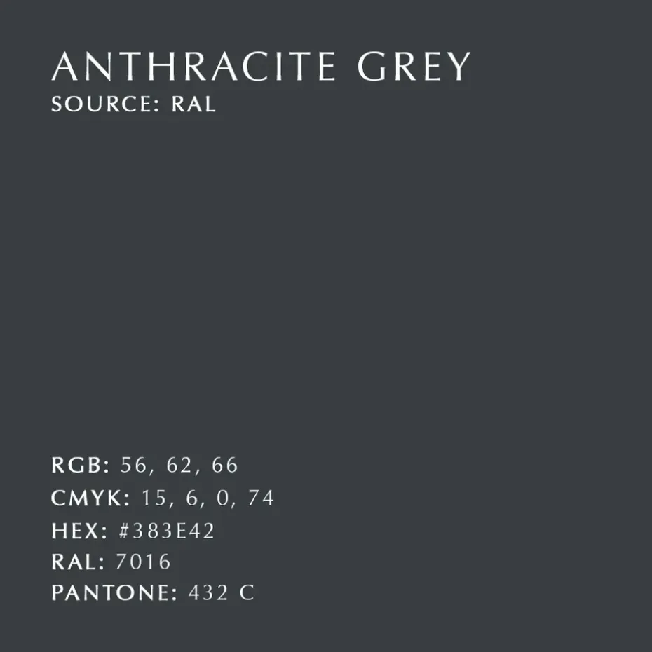 Gancho Butterflies mediano, Anthracite grey