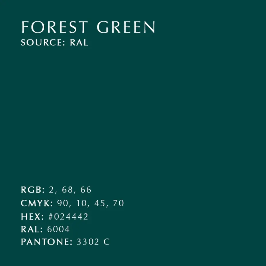 Gancho Butterflies mediano, Forest green