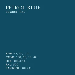 Gancho Butterflies mini, Petrol blue