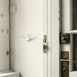 Gancho de pared Mama, blanco