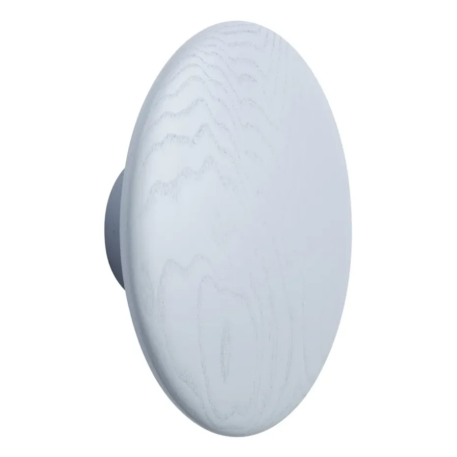 Gancho Dots wood light blue, Ø17 cm