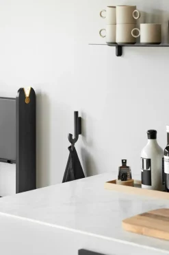 Gancho Hook mini 13,3 cm, negro roble-negro