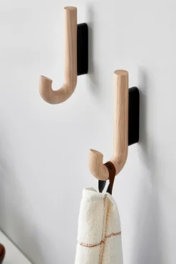 Gancho Hook mini 13,3 cm, Roble-negro