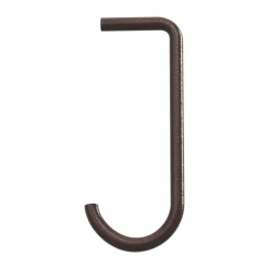 Gancho J String paquete de 5, Marrón oscuro