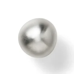 Gancho Mushroom, Brushed stainless steel