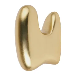 Gancho Roberta 10x7 cm, Brass finish