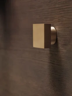 Gancho Square large, Brass