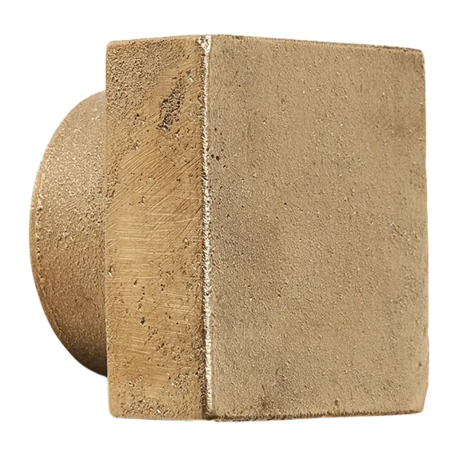 Gancho Square large, Casted brass