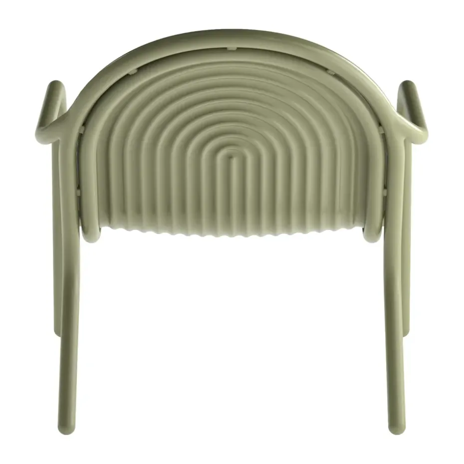 Groove lounge chair, Moss