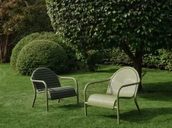 Groove lounge chair, Moss