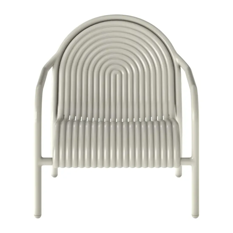 Groove lounge chair, Putty