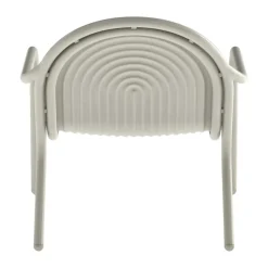 Groove lounge chair, Putty