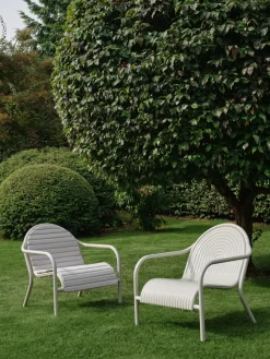 Groove lounge chair, Putty