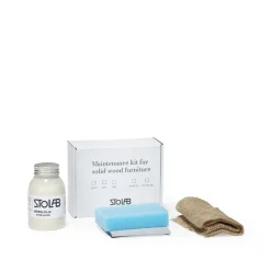 Kit de cuidado Stolab aceite blanco, Aceite blanco, 250 ml, para roble