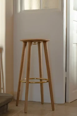 La barstool Socialite de 77,7 cm, Oak