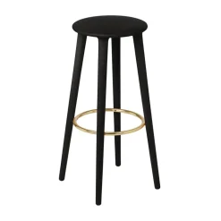 La barstool Socialite de 77,7 cm, Black oak