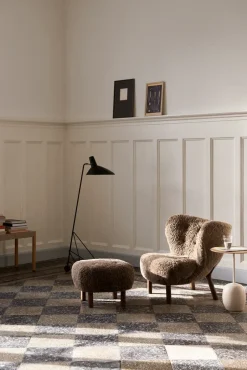 Lato Mesa LN8, Lacquered oak-Crema diva marble