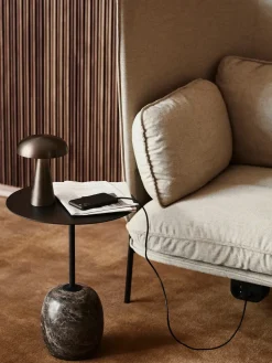 Lato Mesa LN8, Warm black-Emparador marble