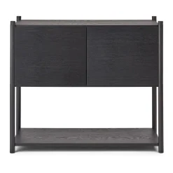 Librería Sceene bookcase C, Roble teñido negro