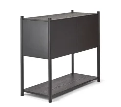 Librería Sceene bookcase C, Roble teñido negro