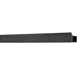 Listón magnético Flex Rail 60 cm, roble teñido de negro-negro
