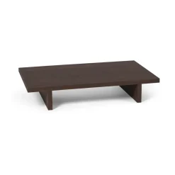 low table Mesa auxiliar Kona, Dark Stained oak veneer