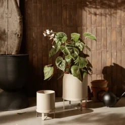 Maceta Bau small Ø18 cm, Cashmere