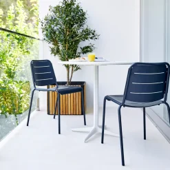 Maceta Combine, Teak, lava grey