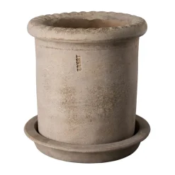 Maceta de terracota Ernst con plato, Ø16×16 cm